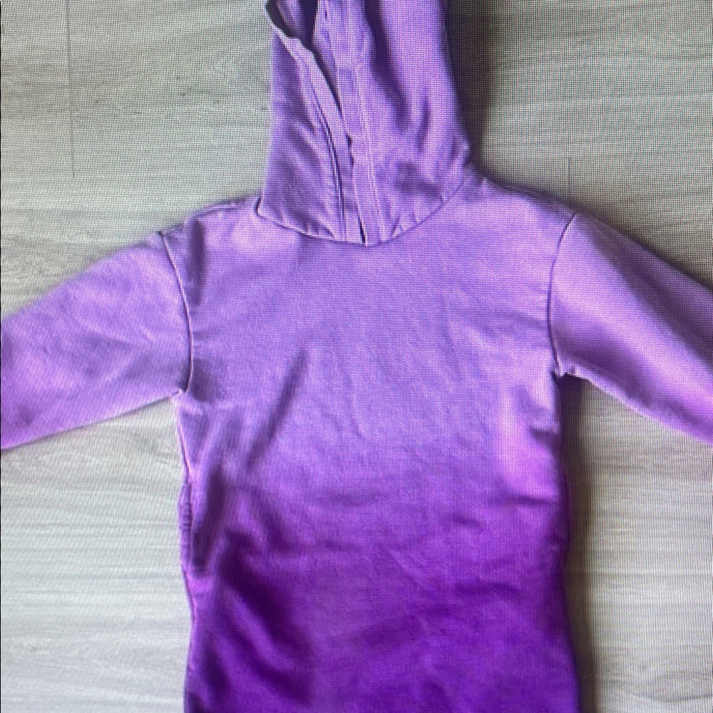 Purple Ombre Women's Hoodie Dress